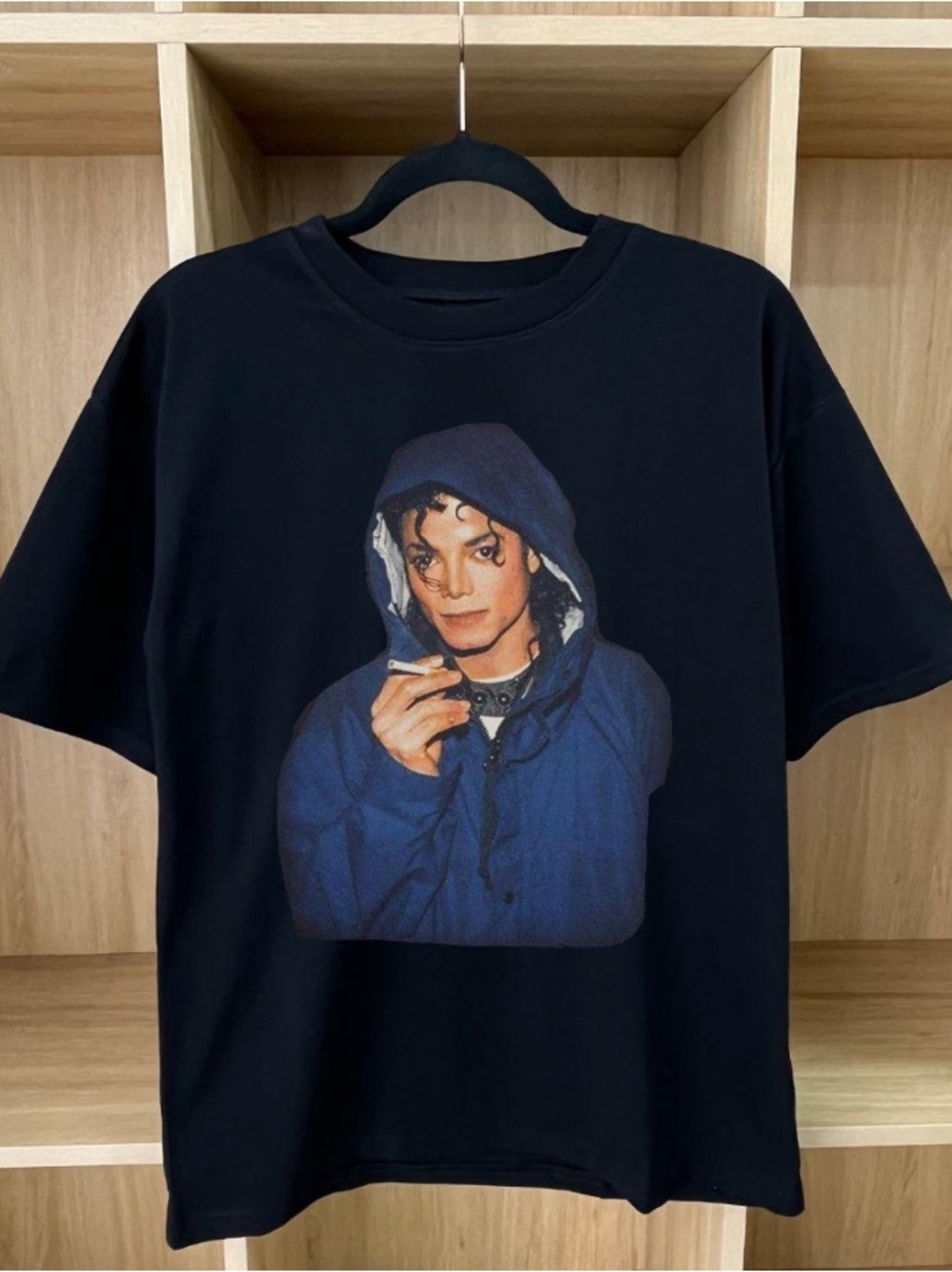 Michael Jackson portrait pattern short sleeved T-shirt